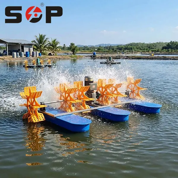 4 Impeller Paddle Wheel Aerator Catches On As Shrimp And Fish Farms Chase More Reliable Aeration